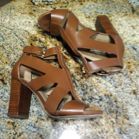 MICHAEL KORS Anya Open Toe Sandal Heels 6.5 US M - Picture 9 of 12
